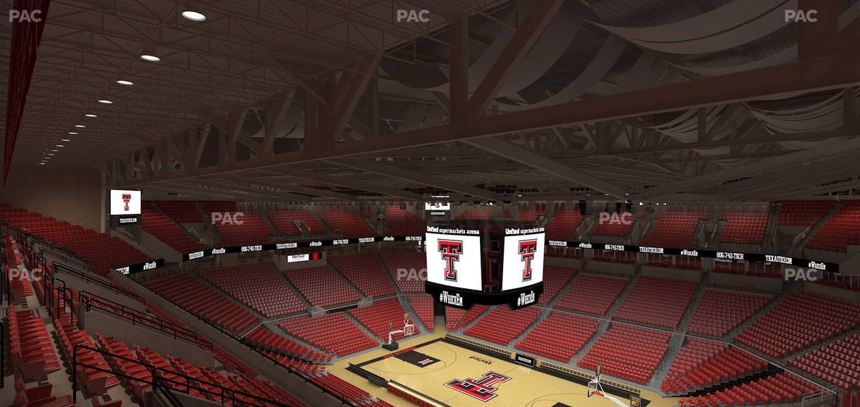 United Supermarkets Arena - Section 213 Seat View