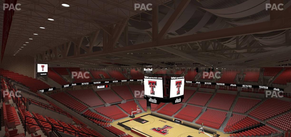 United Supermarkets Arena - Section 213 Seat View