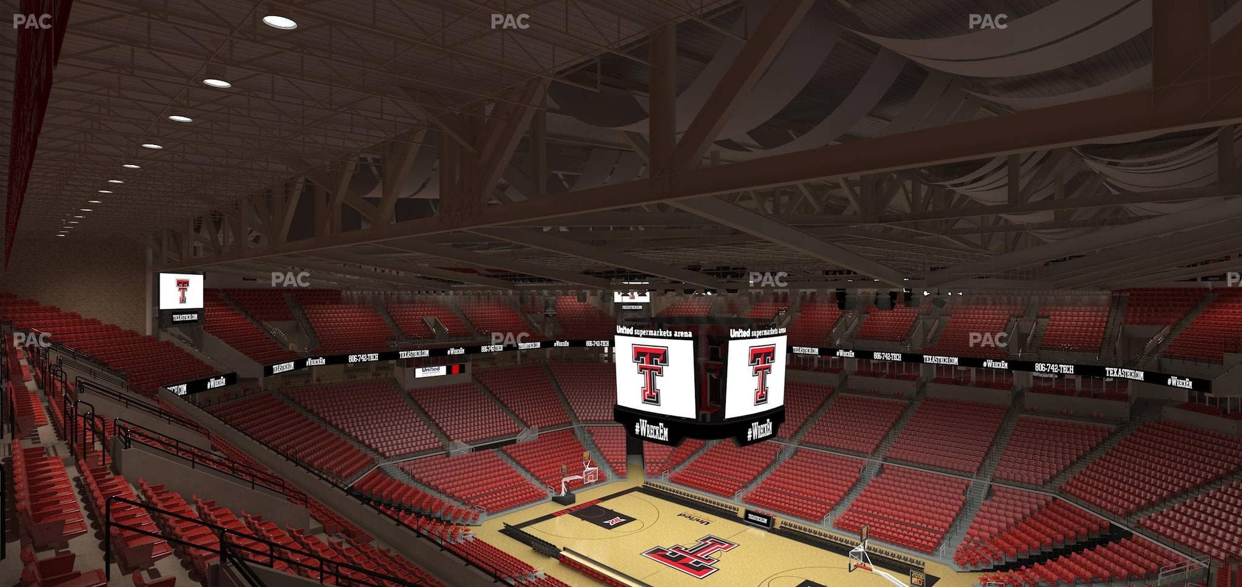 United Supermarkets Arena - Section 213 Seat View