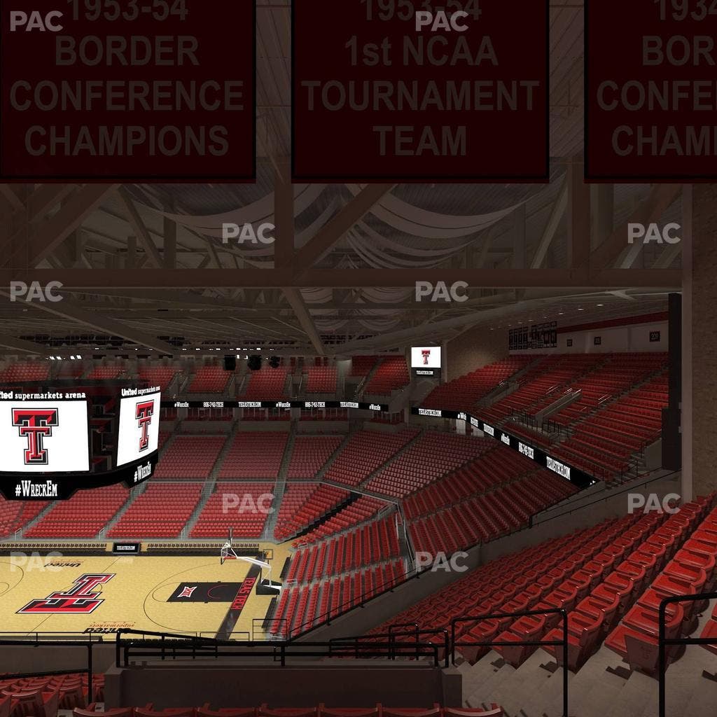 United Supermarkets Arena - Section 214 Seat View