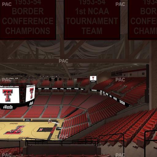 United Supermarkets Arena - Section 214 Seat View