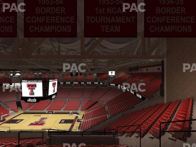 United Supermarkets Arena - Section 214 Seat View
