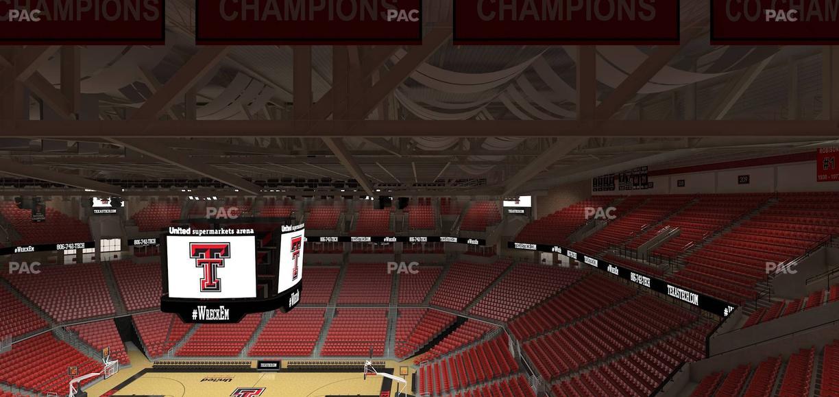 United Supermarkets Arena - Section 215 Seat View