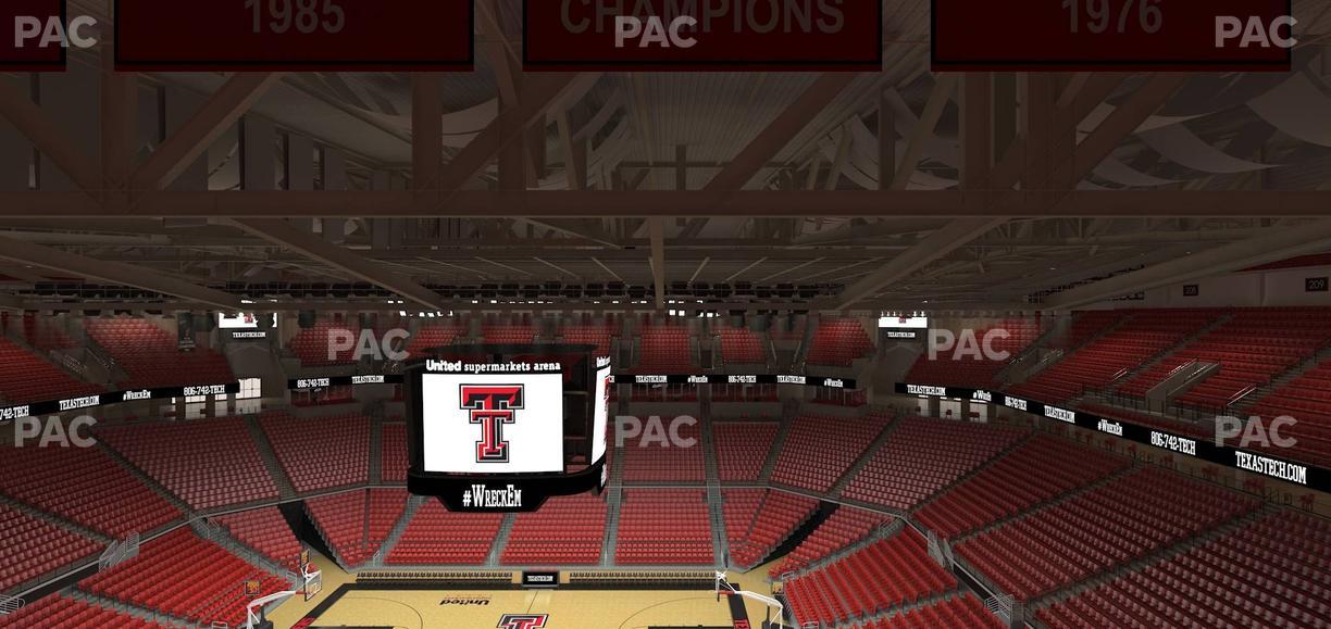 United Supermarkets Arena - Section 216 Seat View