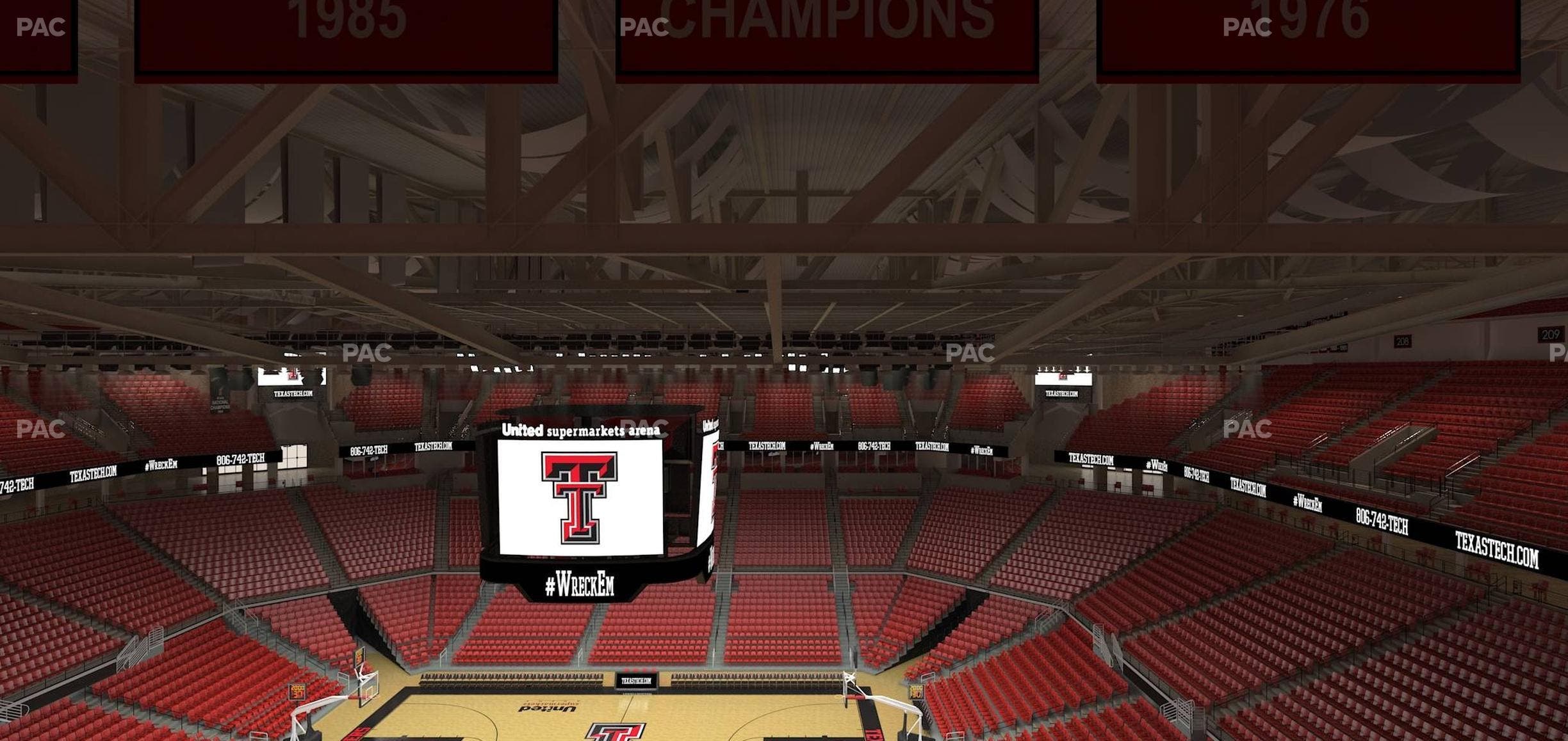 United Supermarkets Arena - Section 216 Seat View