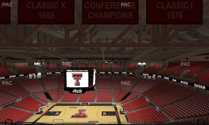 United Supermarkets Arena - Section 216 Seat View