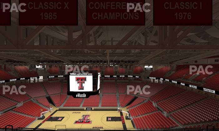 United Supermarkets Arena - Section 216 Seat View