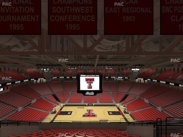 United Supermarkets Arena - Section 217 Seat View