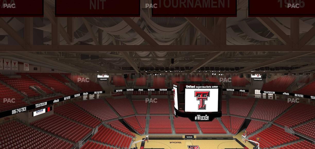 United Supermarkets Arena - Section 218 Seat View