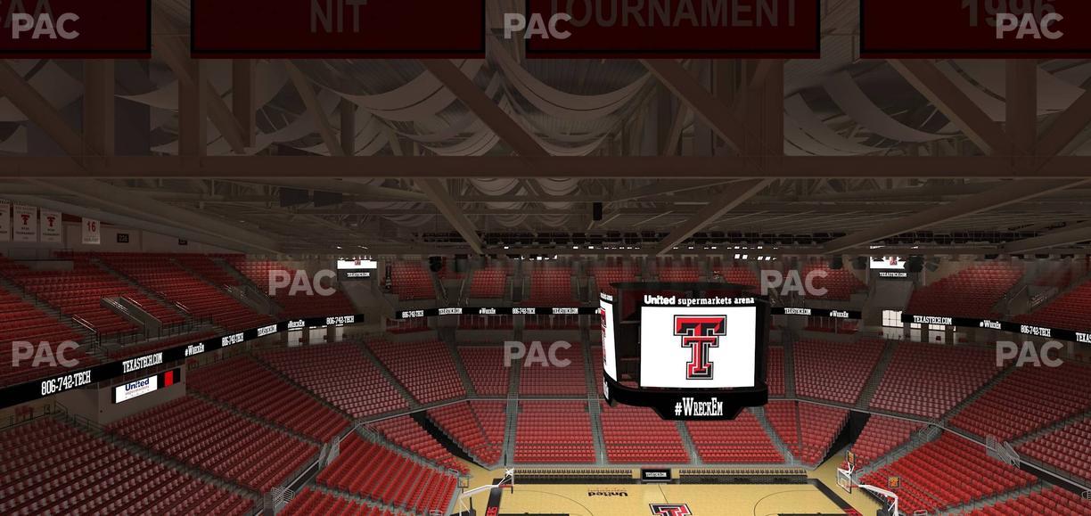 United Supermarkets Arena - Section 218 Seat View