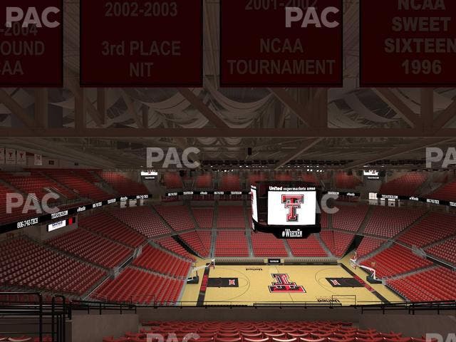United Supermarkets Arena - Section 218 Seat View
