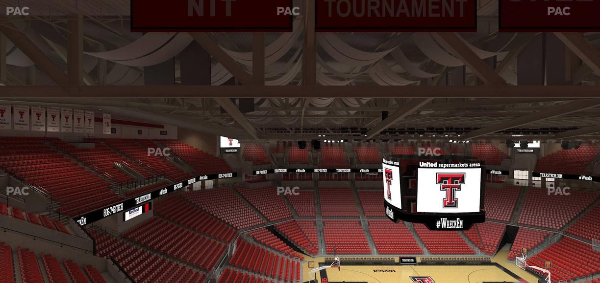 United Supermarkets Arena - Section 219 Seat View