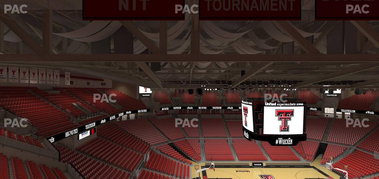 United Supermarkets Arena - Section 219 Seat View