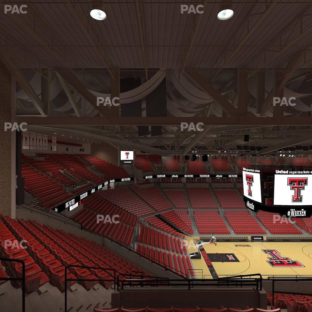 United Supermarkets Arena - Section 220 Seat View