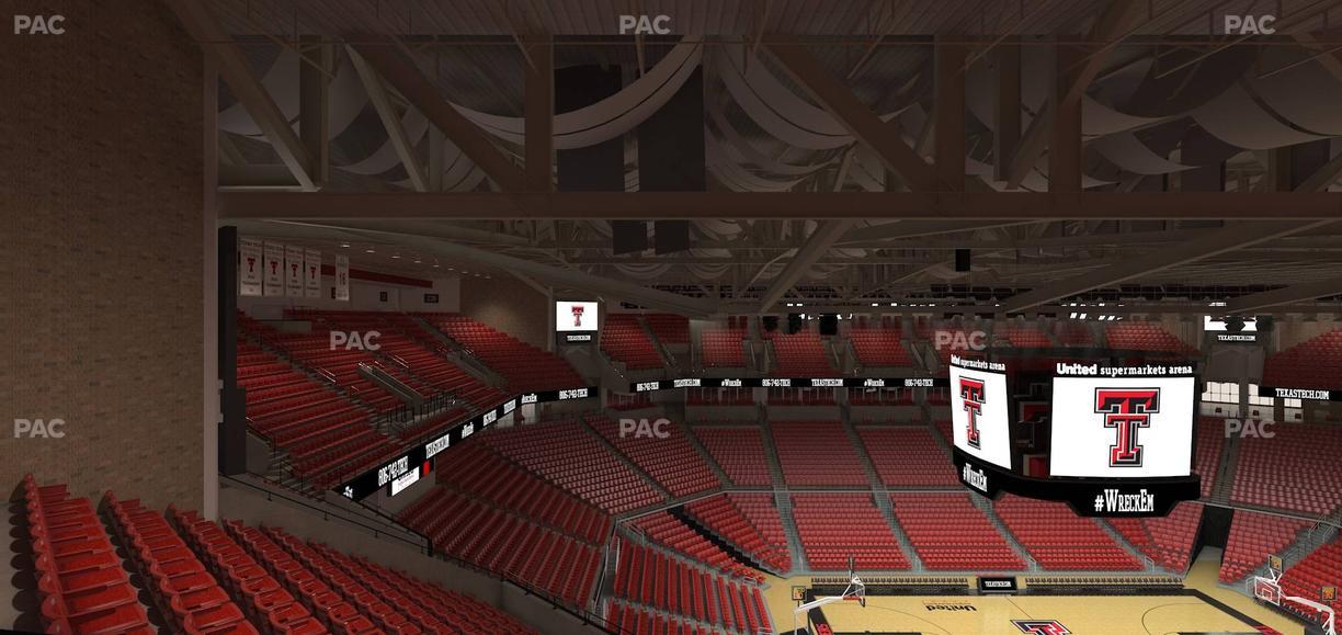United Supermarkets Arena - Section 220 Seat View