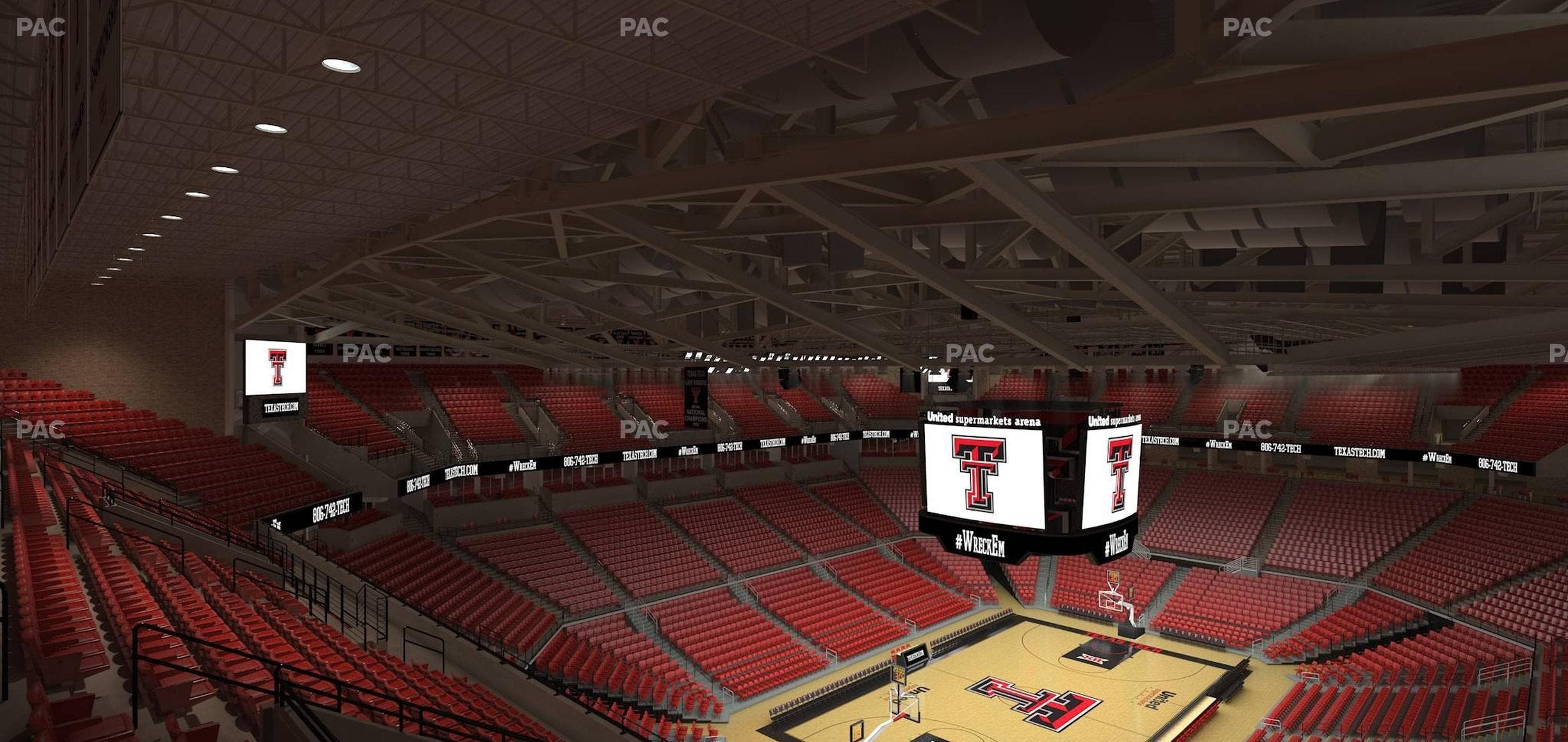United Supermarkets Arena - Section 222 Seat View