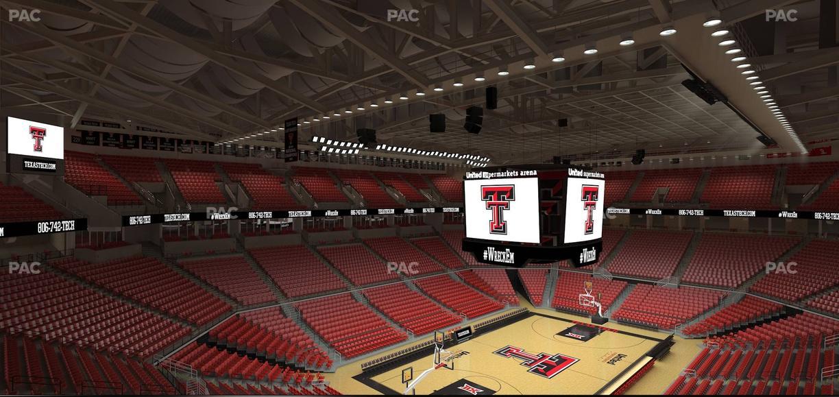 United Supermarkets Arena - Section 222 Seat View | SeatGeek