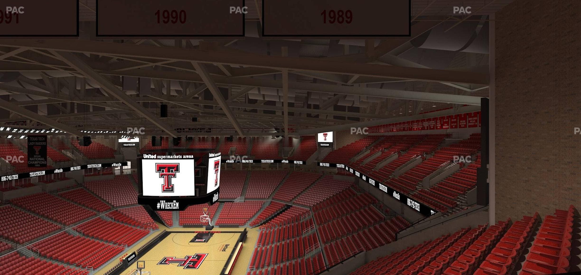 United Supermarkets Arena - Section 223 Seat View