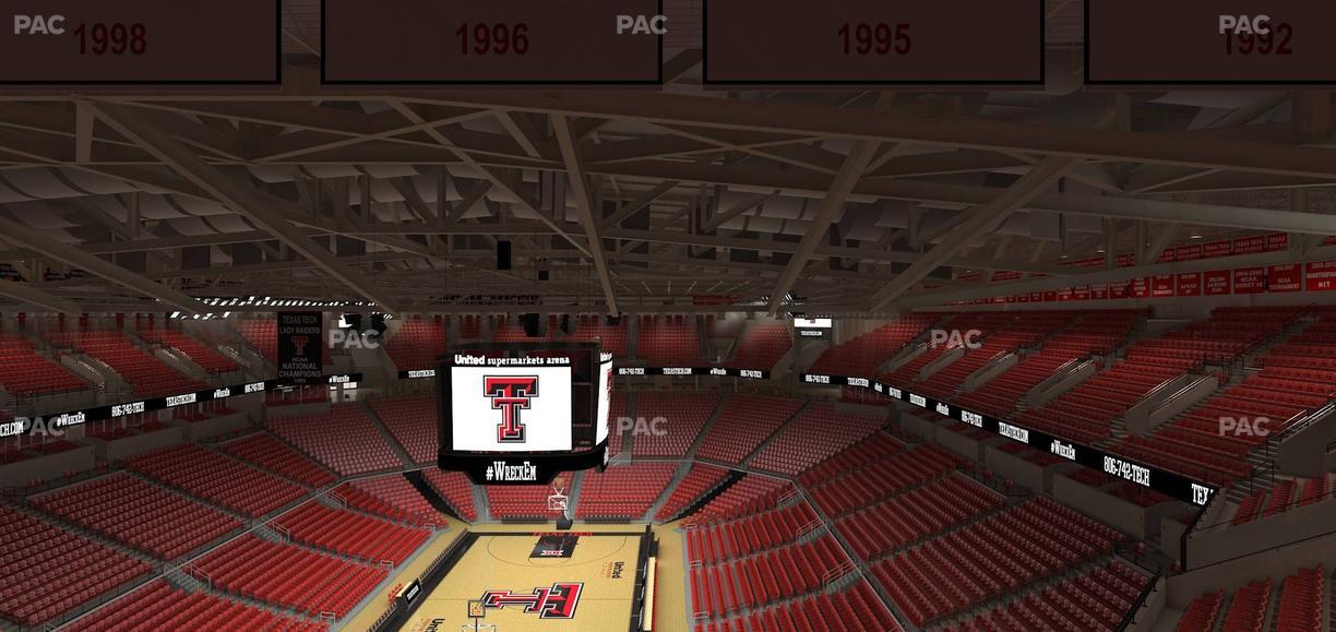 United Supermarkets Arena - Section 224 Seat View