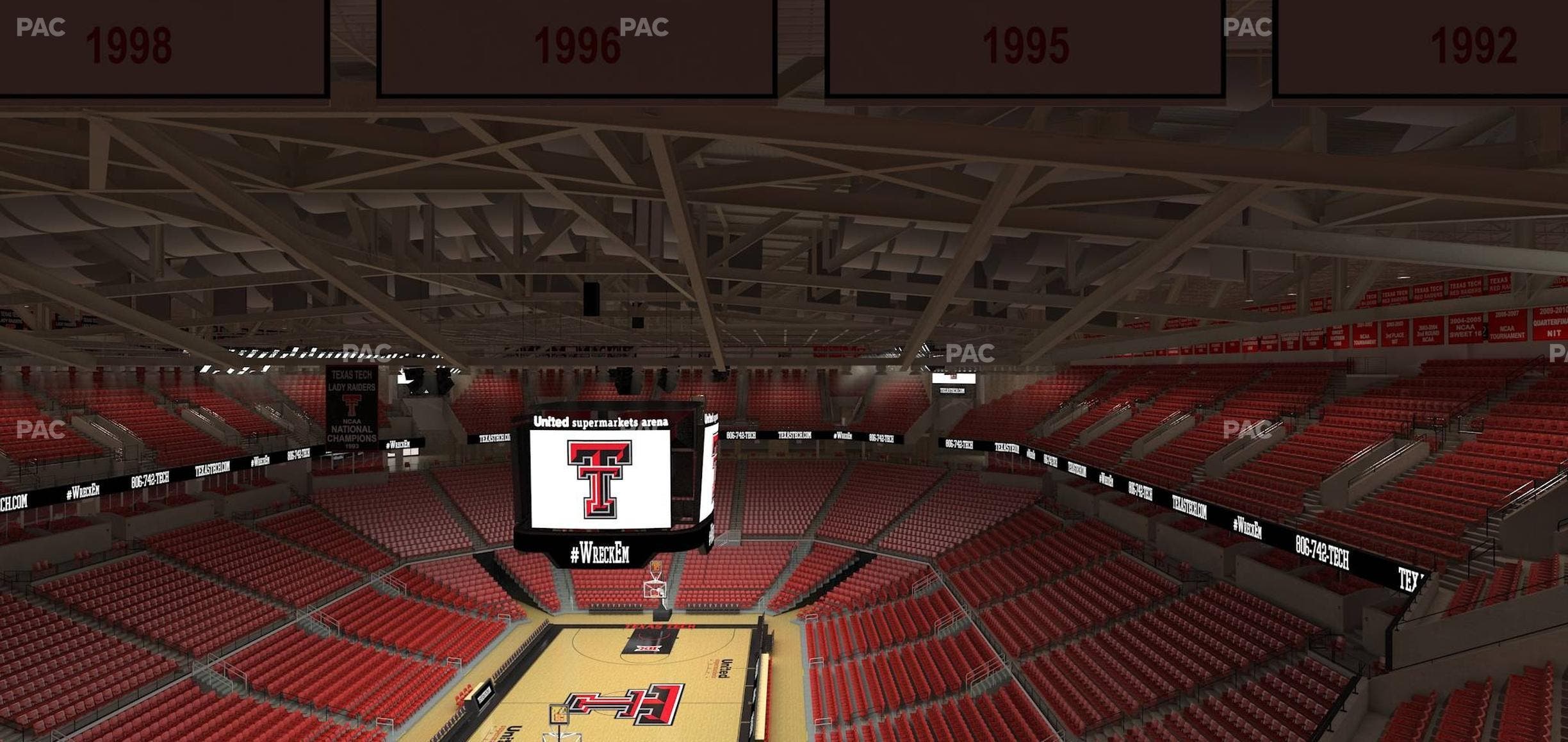 United Supermarkets Arena - Section 224 Seat View