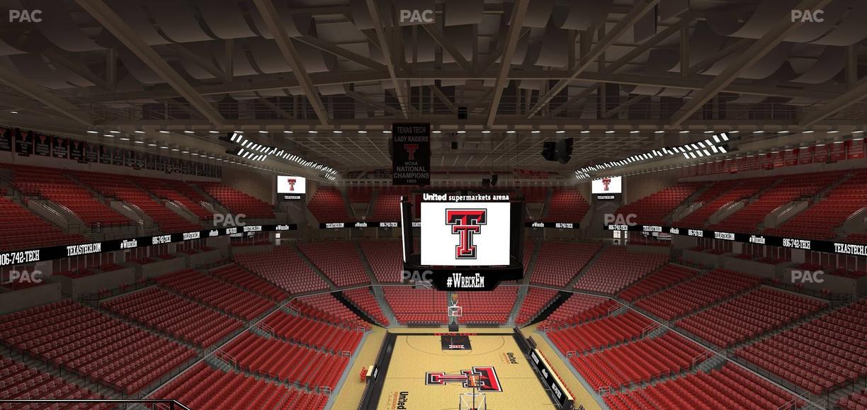 United Supermarkets Arena - Section 225 Seat View