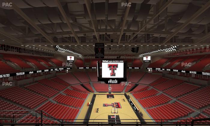 United Supermarkets Arena - Section 225 Seat View