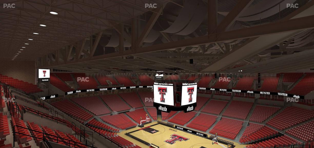 United Supermarkets Arena - Section 229 Seat View