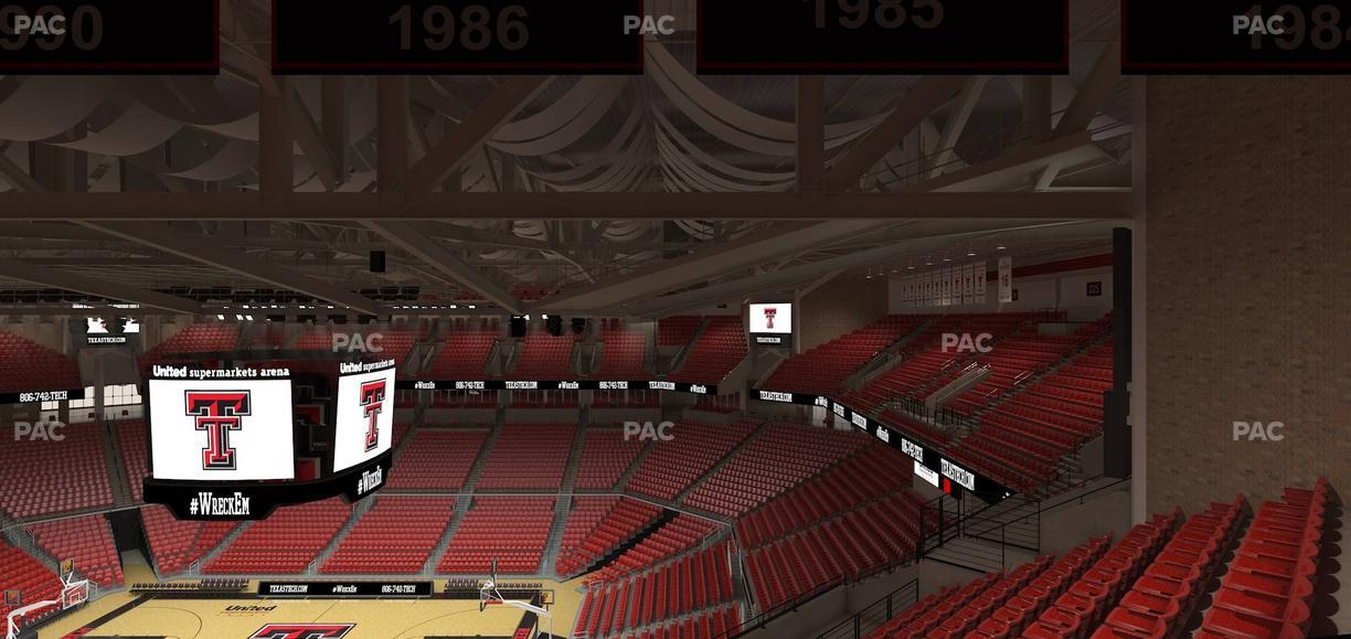 United Supermarkets Arena - Section 230 Seat View