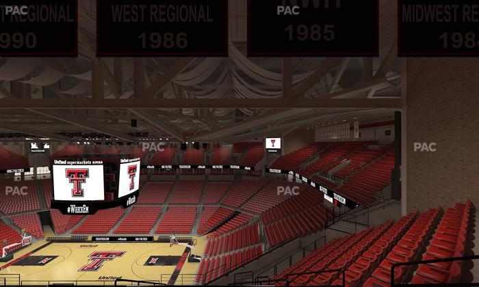 United Supermarkets Arena - Section 230 Seat View
