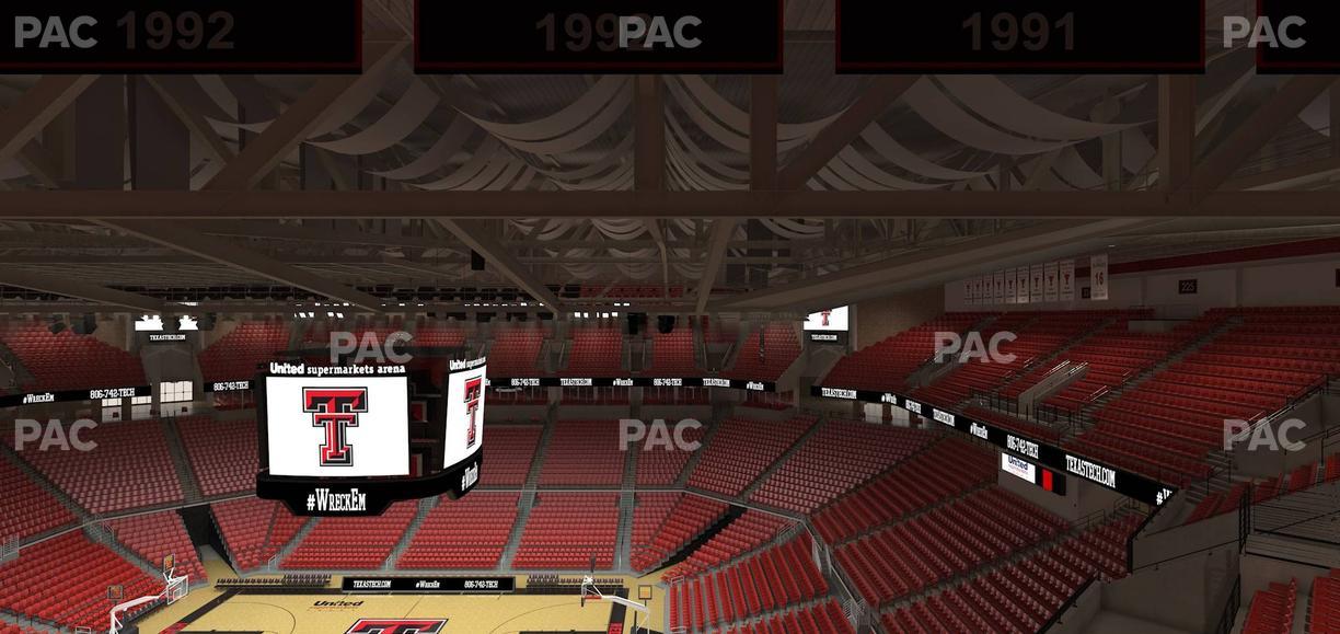 United Supermarkets Arena - Section 231 Seat View