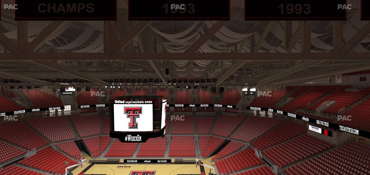 United Supermarkets Arena - Section 232 Seat View