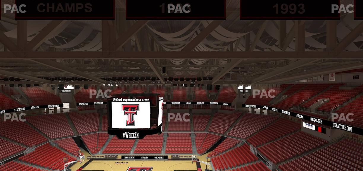 United Supermarkets Arena - Section 232 Seat View