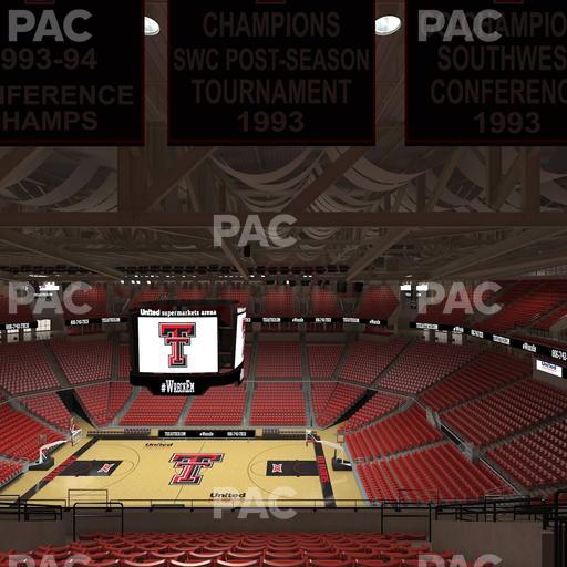 United Supermarkets Arena - Section 232 Seat View