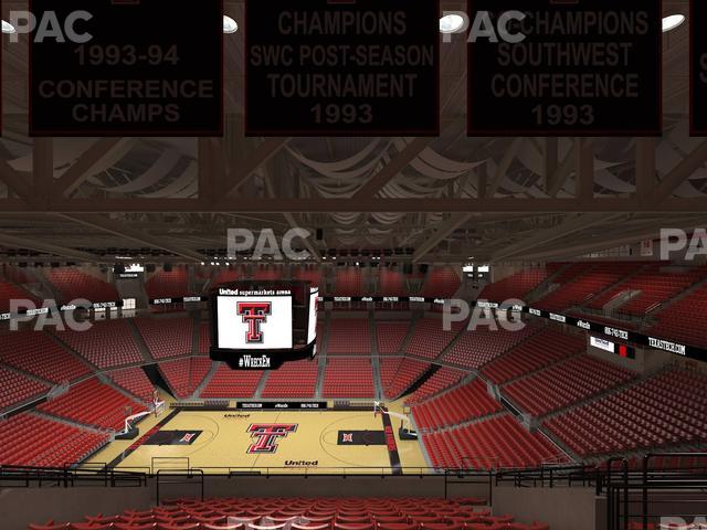 United Supermarkets Arena - Section 232 Seat View