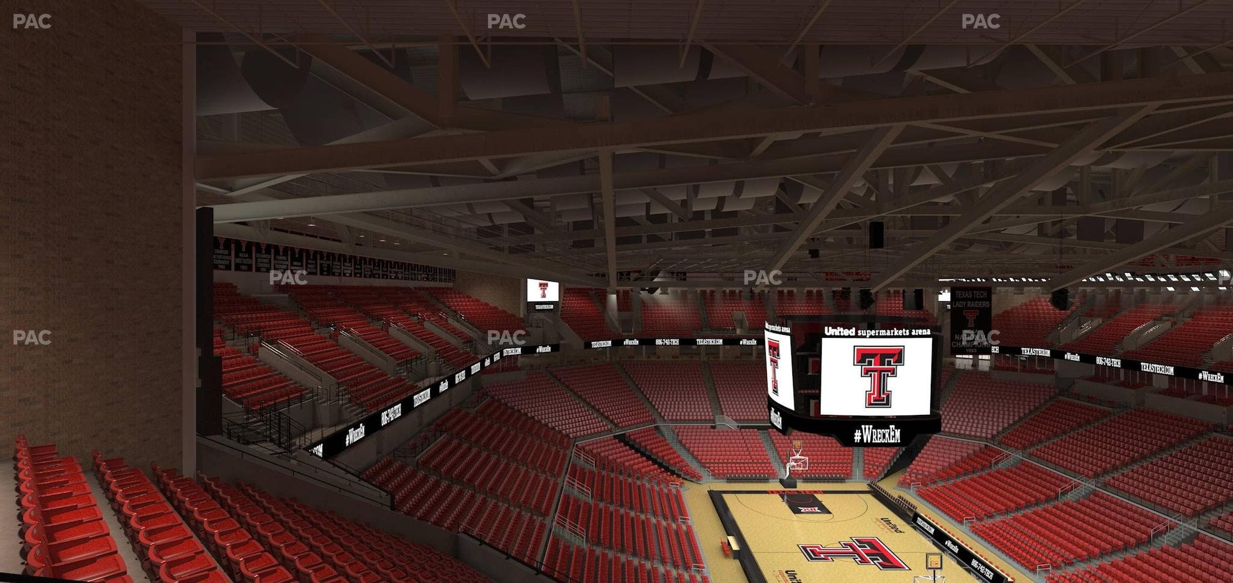 United Supermarkets Arena - Section Ga Seating Seat View