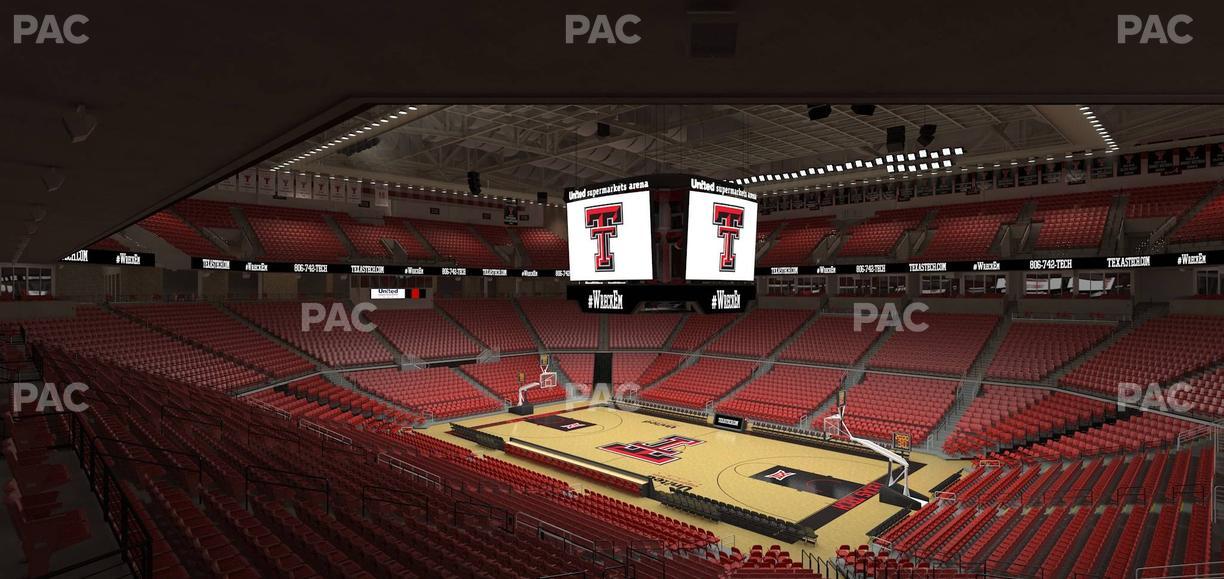 United Supermarkets Arena - Section Suite 110 Seat View