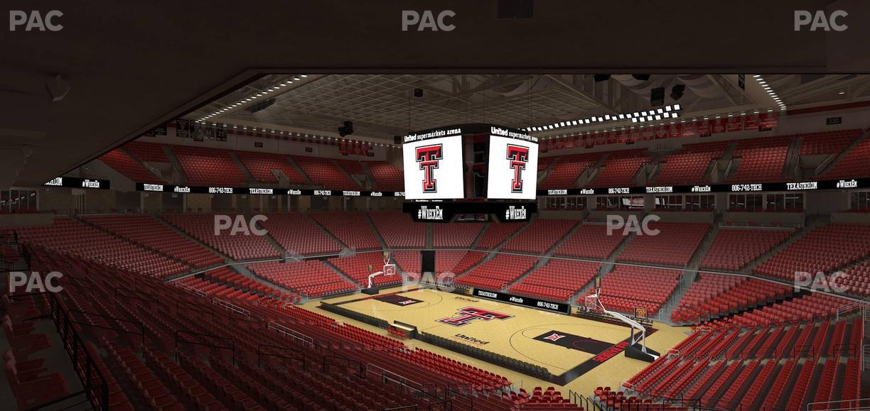 United Supermarkets Arena - Section Suite 122 Seat View
