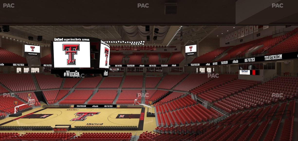 United Supermarkets Arena - Section Suite 123 Seat View