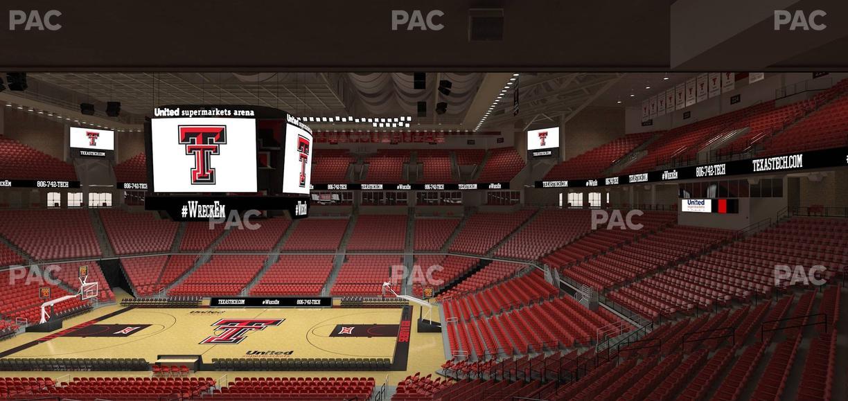 United Supermarkets Arena - Section Suite 123 Seat View
