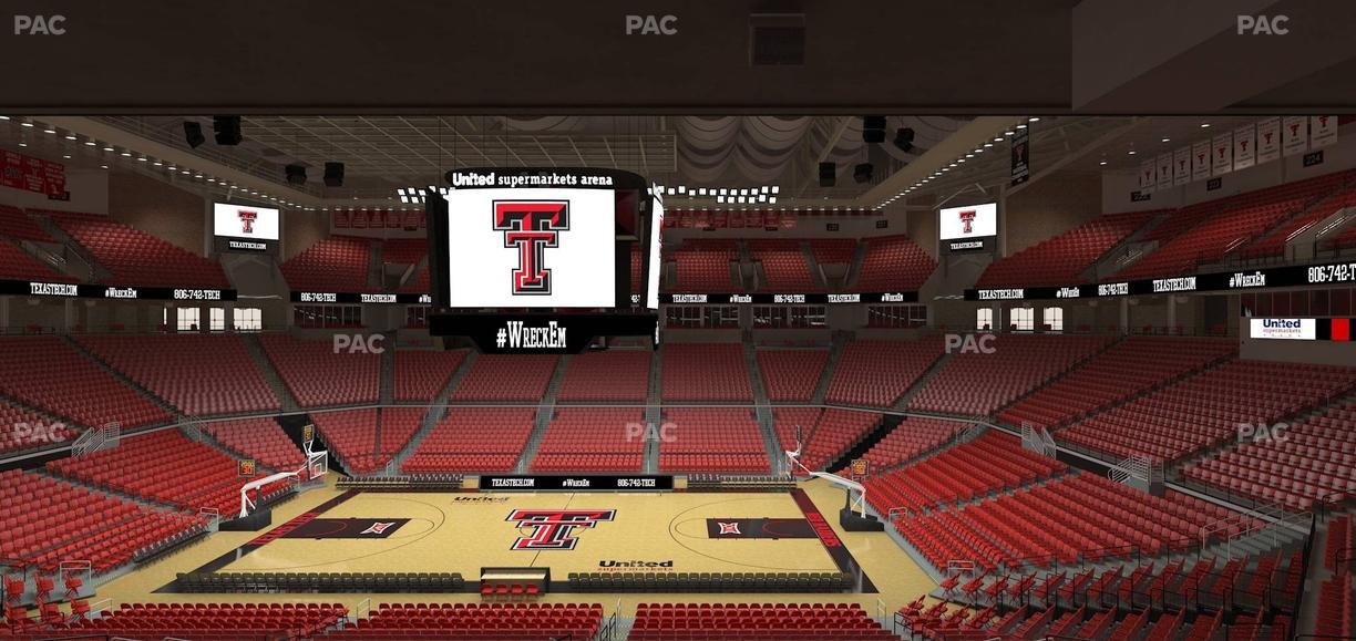 United Supermarkets Arena - Section Suite 124 Seat View