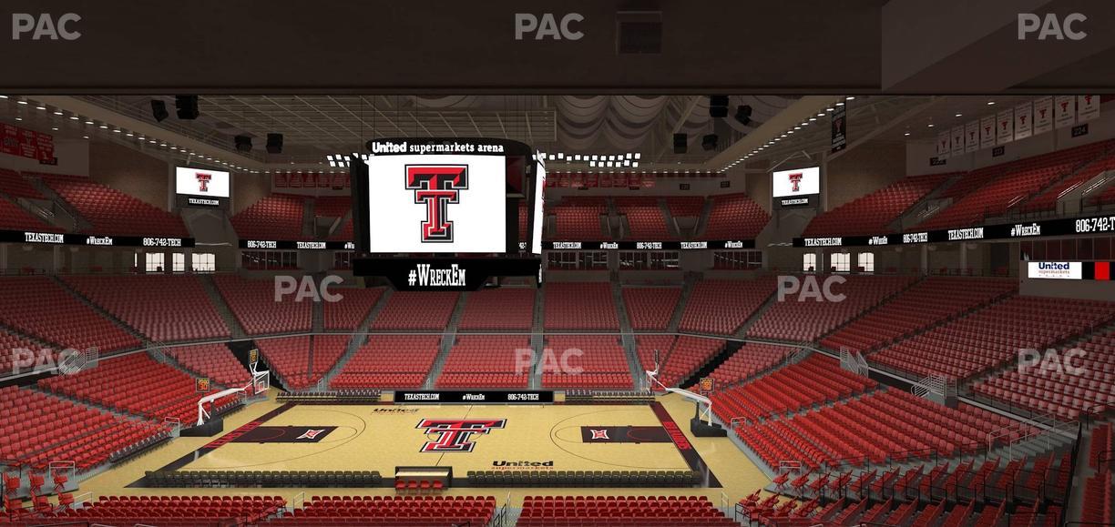 United Supermarkets Arena - Section Suite 124 Seat View