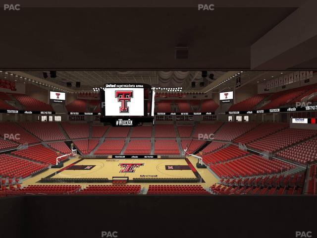 United Supermarkets Arena - Section Suite 124 Seat View