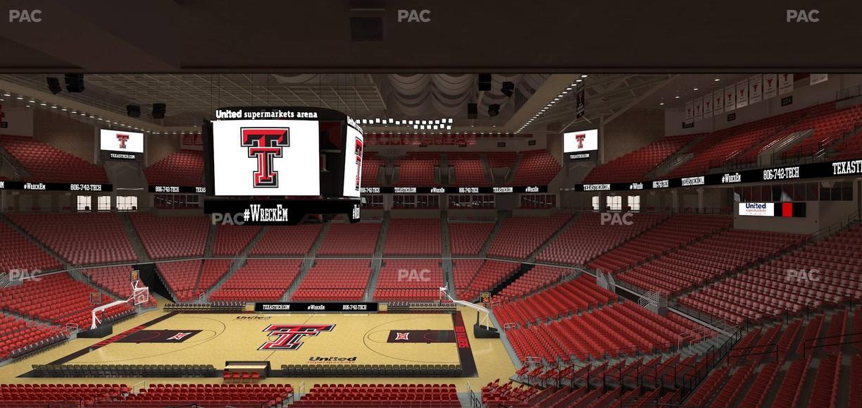 United Supermarkets Arena - Section Suite 124 Seat View