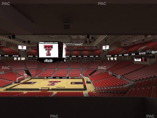 Official view from Section Suite 124 at United Supermarkets Arena