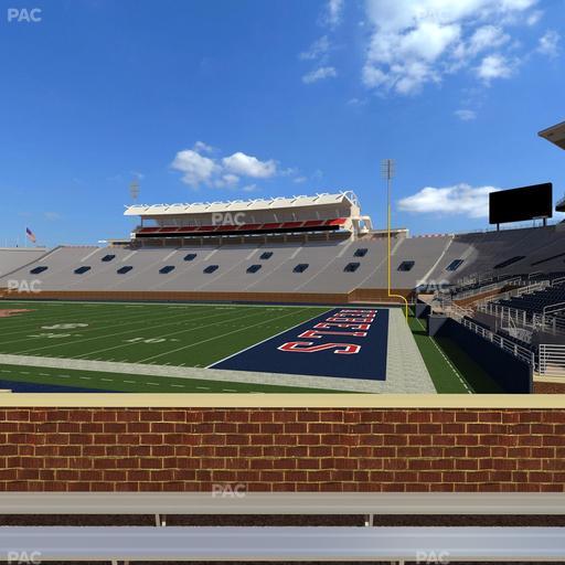 Vaught Hemingway Stadium - Section A Seat View