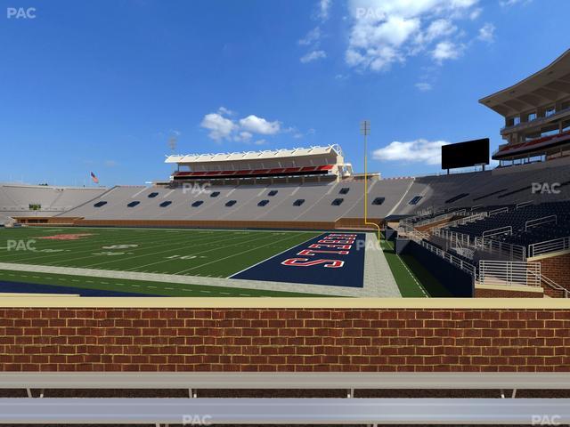 Vaught Hemingway Stadium - Section A Seat View