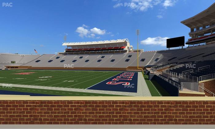 Vaught Hemingway Stadium - Section A Seat View