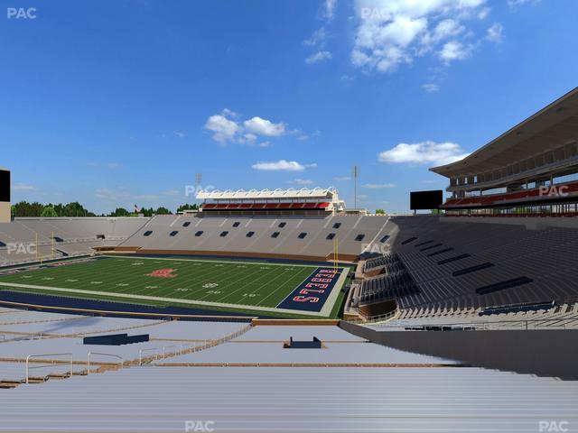 Vaught Hemingway Stadium - Section A Seat View