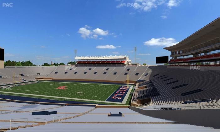Vaught Hemingway Stadium - Section A Seat View