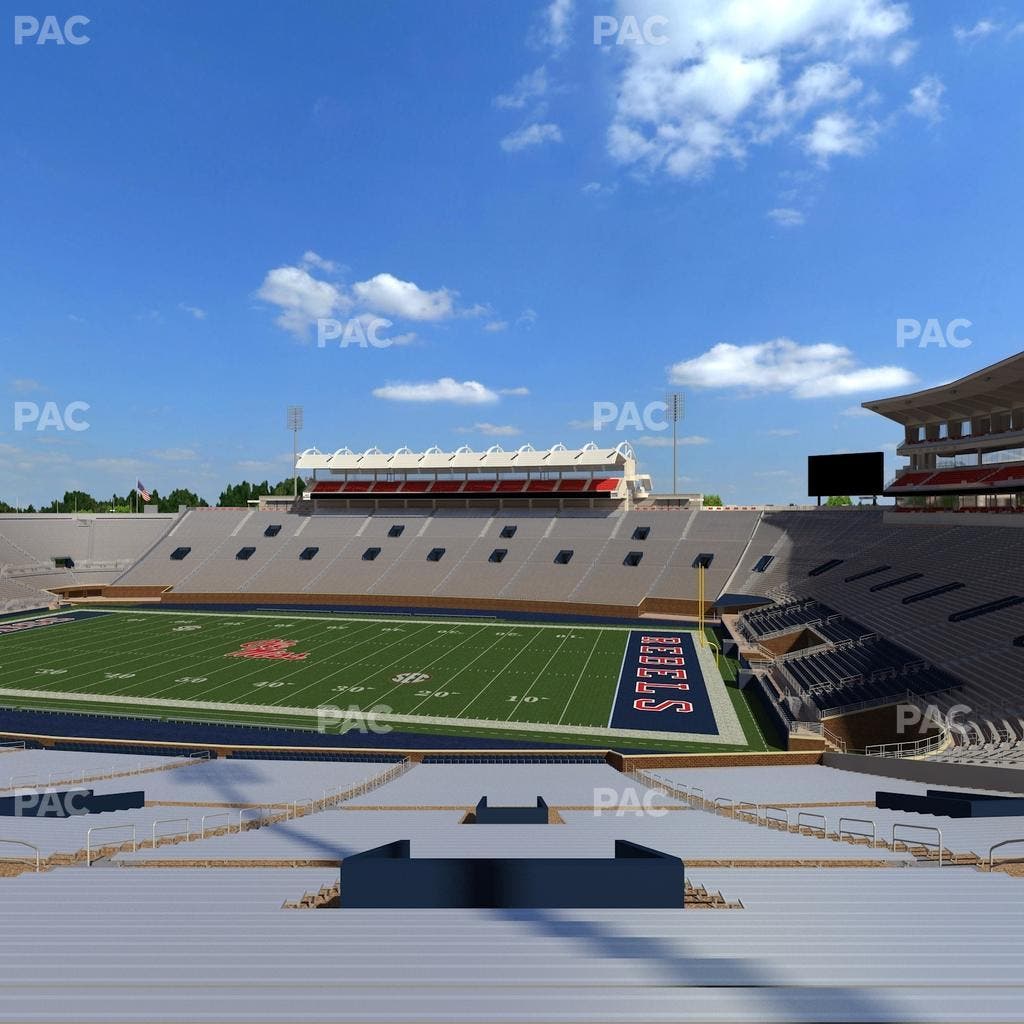 Vaught Hemingway Stadium - Section B Seat View